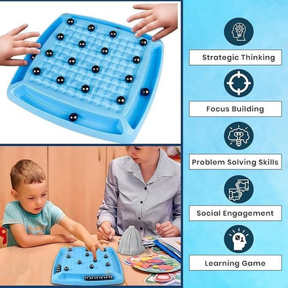 Ignite Brainpower & Bonding — The Magnetic Battle Chess Game Every Family Loves!